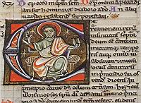 Lettrine, Jesus assis (2)